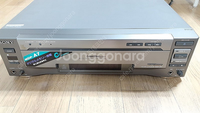 소니 레이저디스크 LD플레이어 MDP-A7 (박스포함) 미품,작동품 LDP--5
