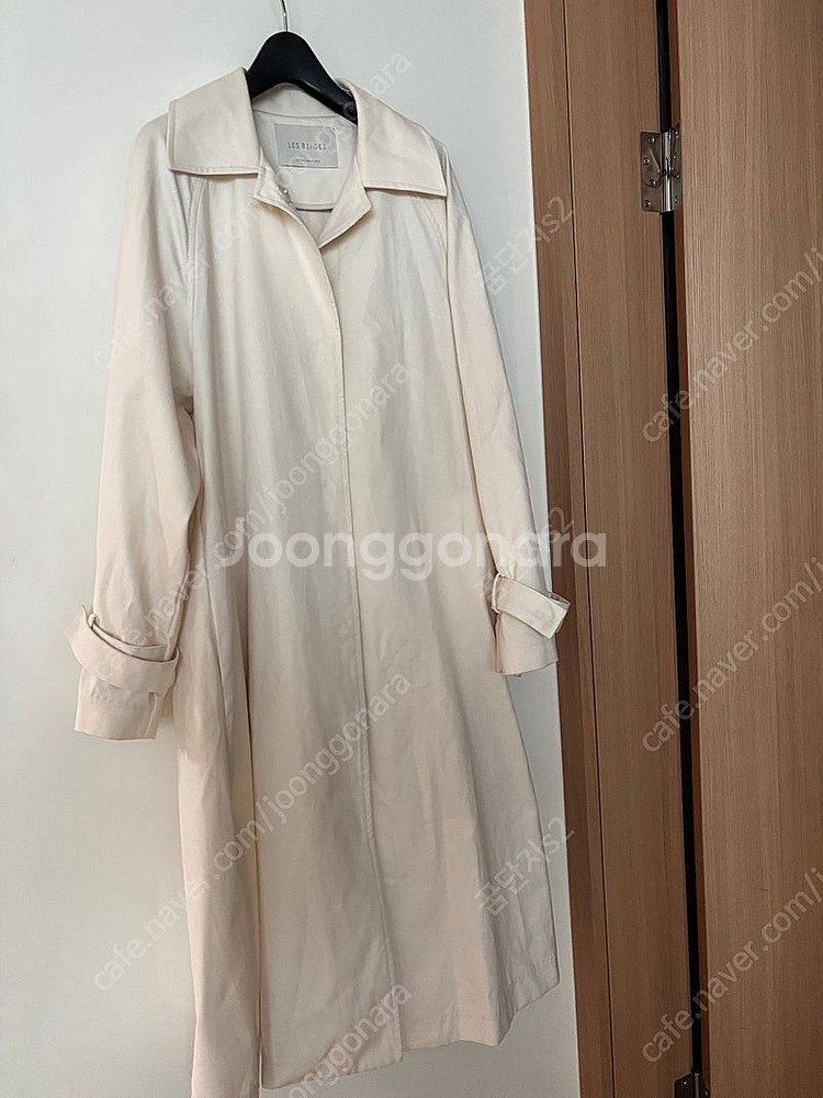 레스베이지 바스락 벌룬 A라인 볼륨 햅번 트렌치코트 출...--1