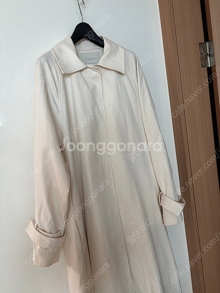 레스베이지 바스락 벌룬 A라인 볼륨 햅번 트렌치코트 출...--4