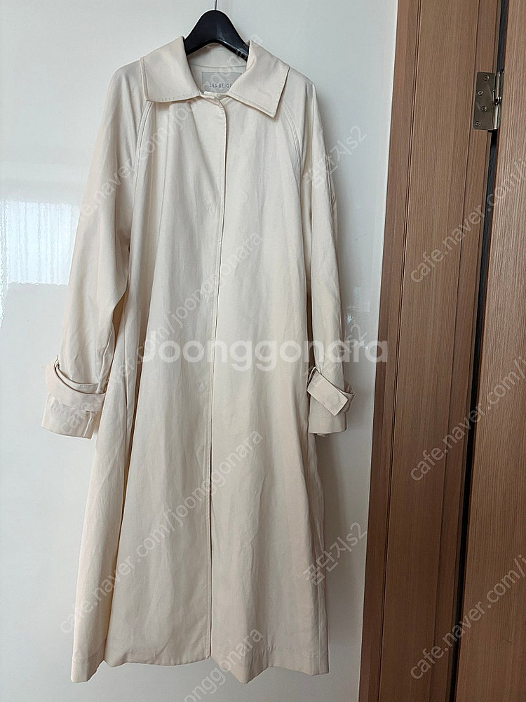 레스베이지 바스락 벌룬 A라인 볼륨 햅번 트렌치코트 출...--8
