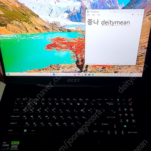 msi 게이밍 노트북 i9 4070 qhd 244