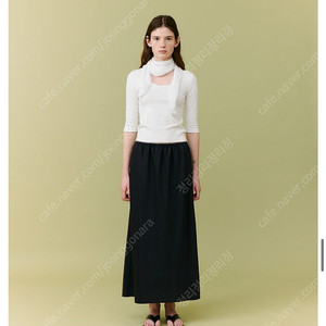 더릴 새틴 스커트 Satin skirt Navy (새상품)