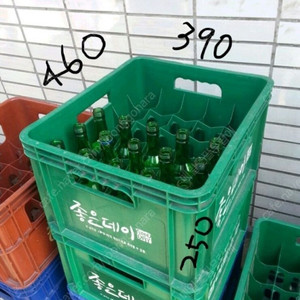 [삽니다] 24개 플라스틱 술박스 주류박스 맥주짝 소주짝(갈라지거나 모퉁이 깨진 것 저렴한것 선호합니다)