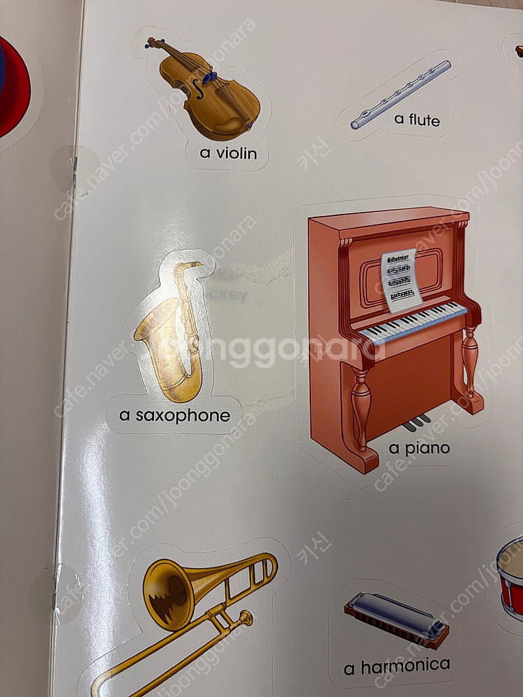 월팸 월드패밀리잉글리쉬 신버전 마이빅북오브워즈(My big book of words) 스티커북 판매해요--2