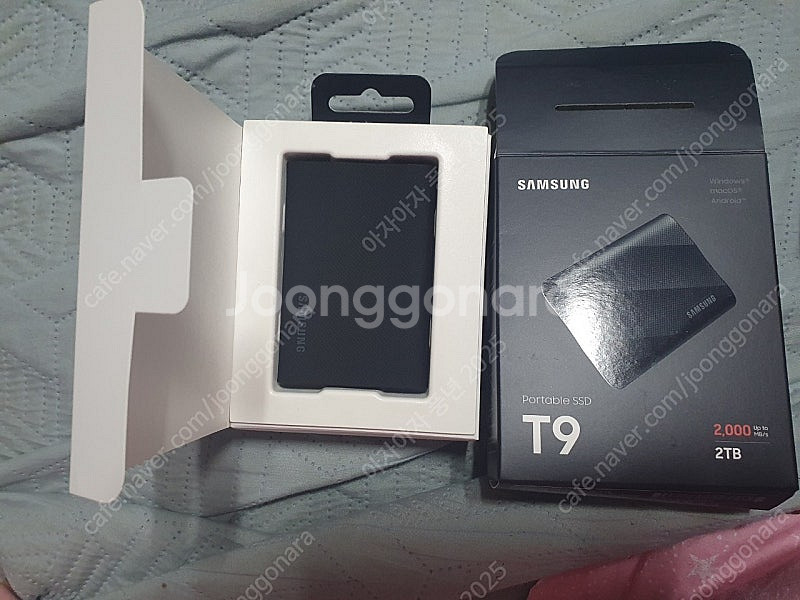미사용 포터블 외장SSD T9 2TB USB 3.2 G...--0