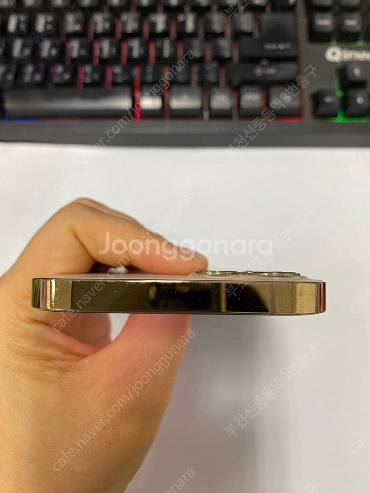 197958 아이폰12프로 골드 AA급 128GB 무잔...--3