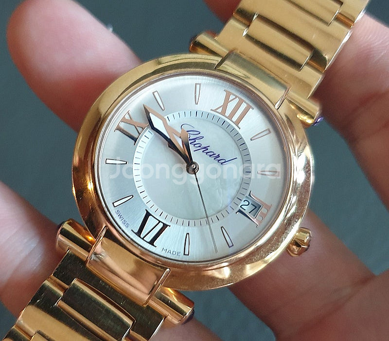 쇼파드 임페리얼 36mm 18K 로즈골드 금통 40돈 ...--0