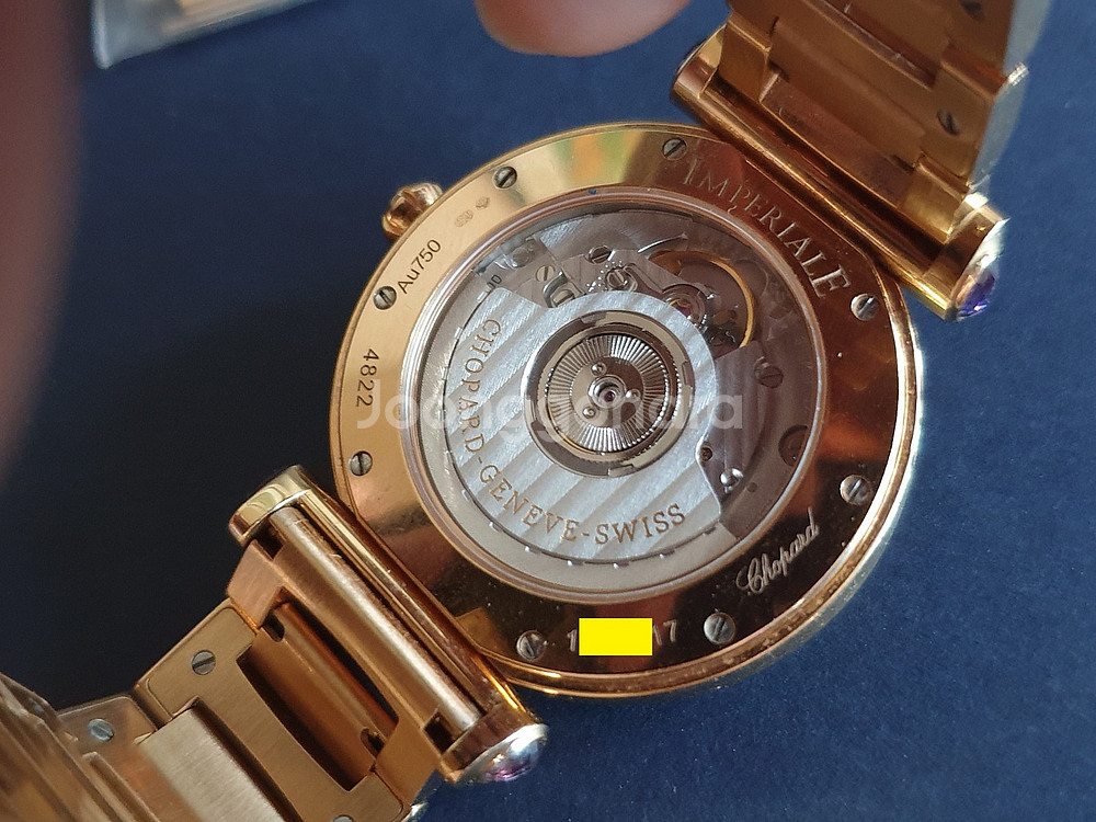 쇼파드 임페리얼 36mm 18K 로즈골드 금통 40돈 ...--7