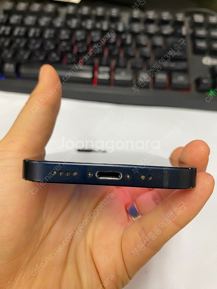015894 아이폰12미니 블랙 액정SS급 128GB ...--6