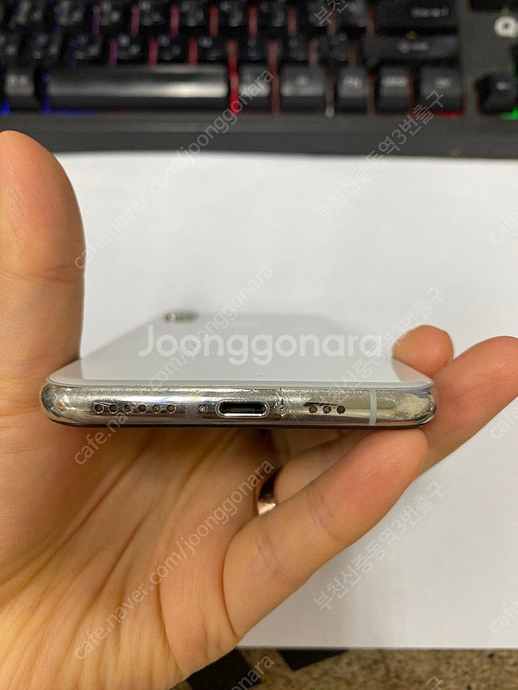 496513 아이폰XS 실버 액정SS급 256GB 배터...--6