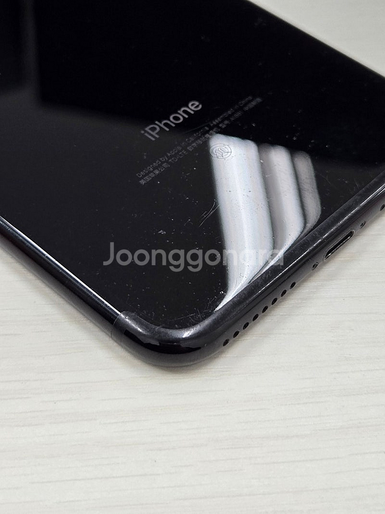 아이폰7플러스 블랙색상 128용량 상태좋은 무잔상 단말기 14만 판매합니다--5