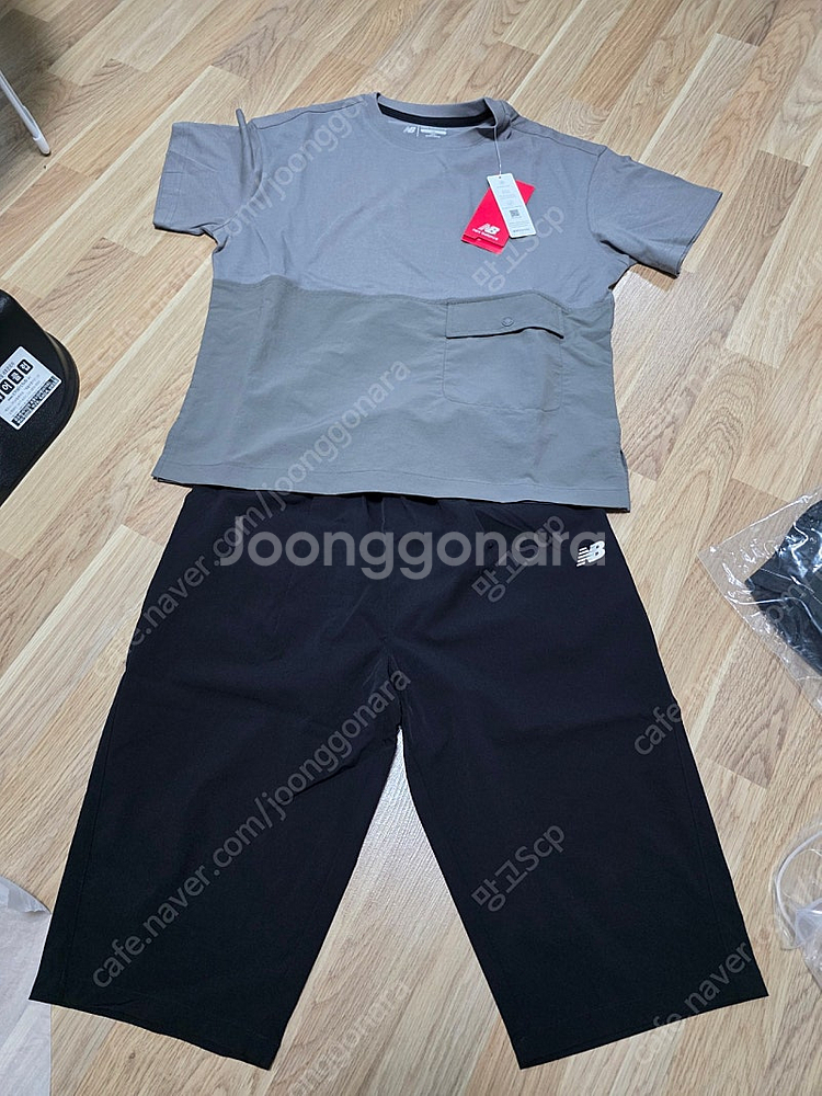 뉴발란스키즈 상하복 반팔세트 7부바지--0