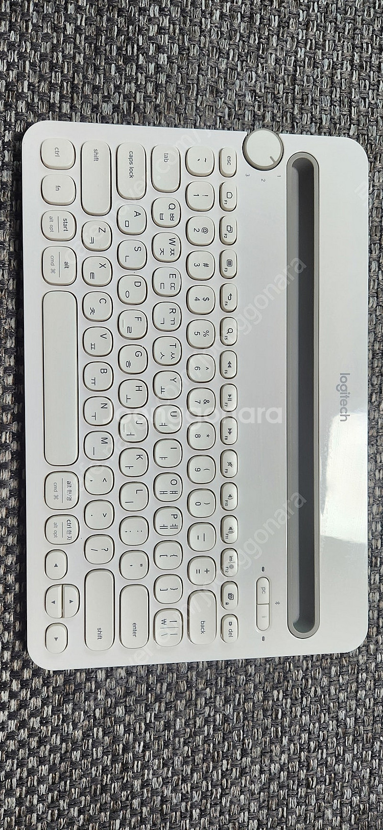 로지텍 k480 블루투스 키보드 화이트 아이패드 갤럭시...--0