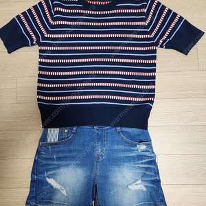 러브패리스 니트&데님 팬츠 바이미나 지컷 레니본 보브 나이스클랍 온앤온 써스데이아일랜드 시슬리 베네통 휴양지룩 여행룩(2개 일괄)