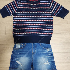 러브패리스 니트&데님 팬츠 바이미나 지컷 레니본 보브 나이스클랍 온앤온 써스데이아일랜드 시슬리 베네통 휴양지룩 여행룩(2개 일괄)