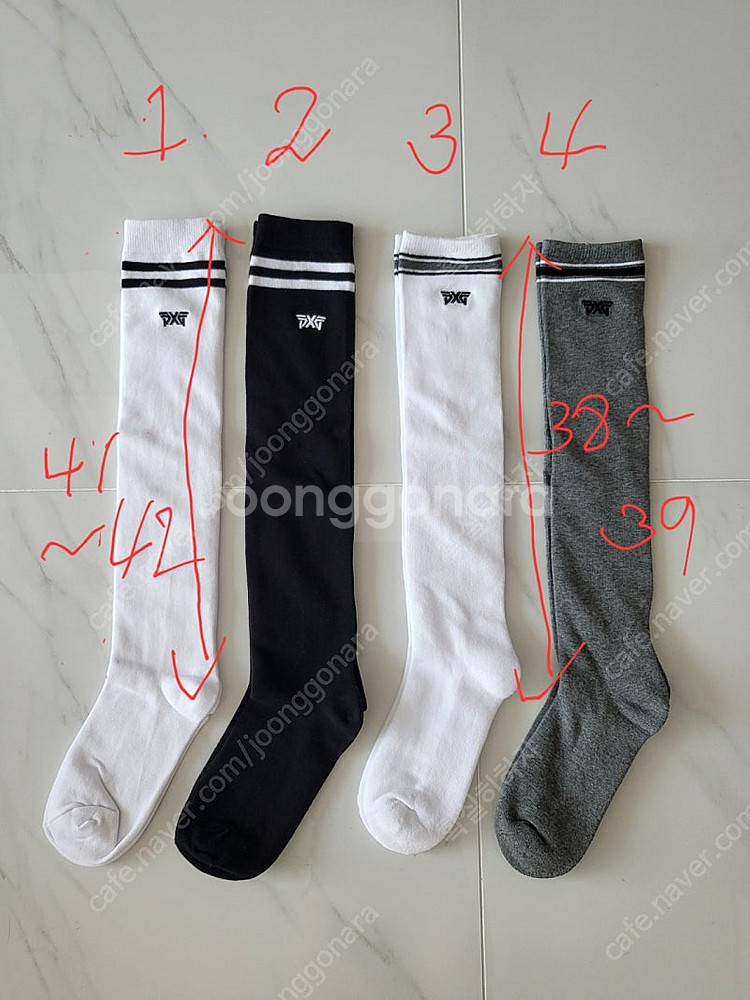 PXG 골프 니삭스 양말--1