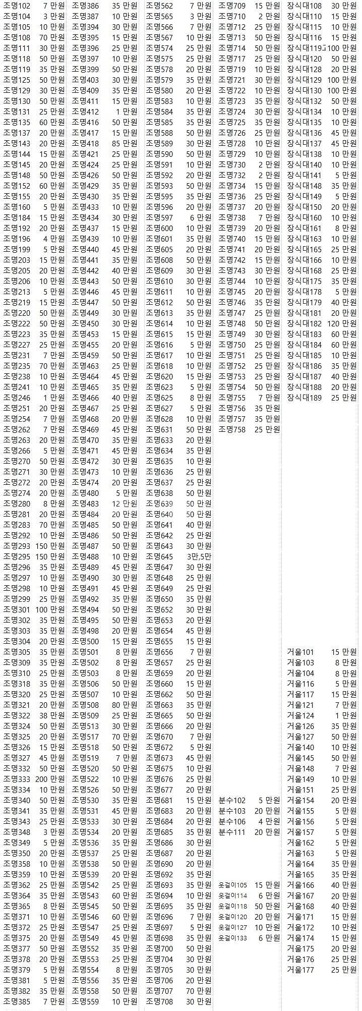 조명 파티션 소품 장식대 옷걸이 분수 커튼 거울 스텐드...--8