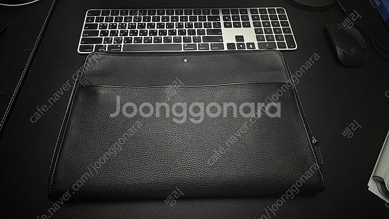몽블랑 서류 가죽 클러치 새제품--0
