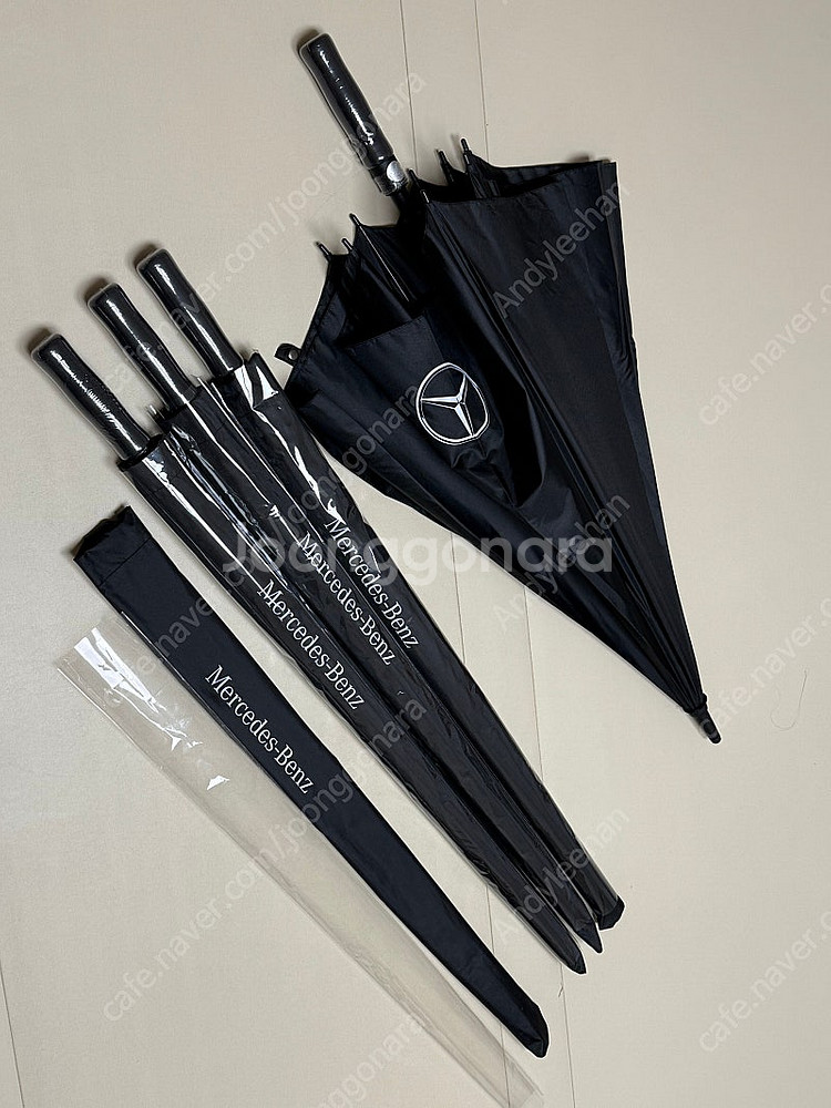 벤츠 골프우산 블랙/레드 BMW 장우산 파라솔우산 대형...--4