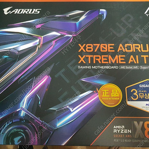 기가바이트 X870E AI TOP 미사용품, TRYX SE360 화이트 미사용품