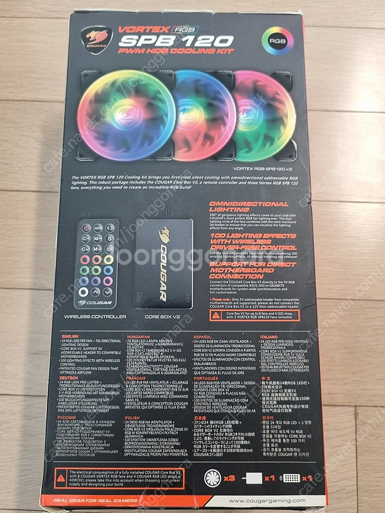 쿠거 COUGAR VORTEX RGB SPB 120 K...--1