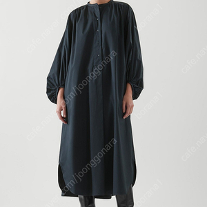 코스 cos 볼류미너스 포플린 드레스 블랙 사이즈 EUR 40