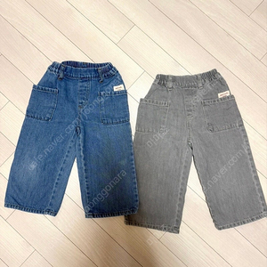 아베크미엘 100 말랑데님 청바지 L 2벌일괄 여름바지