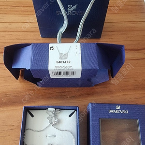스와로브스키 백조 목걸이