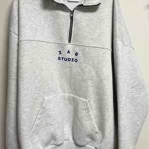 아이앱스튜디오 그레이 반집업 XL