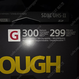 소니 터프 V90 128 SD 메모리 카드 SF-G128T 미개봉 신품
