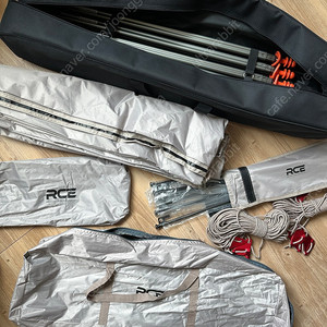 로티캠프 블랙코팅 렉타 타프 btm-550 탄컬러 새제품