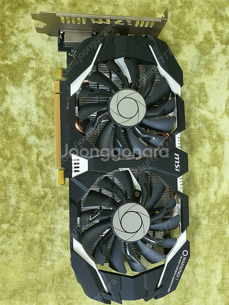 그래픽카드 msi gtx1060 3g 사용량 적은 a급...--0