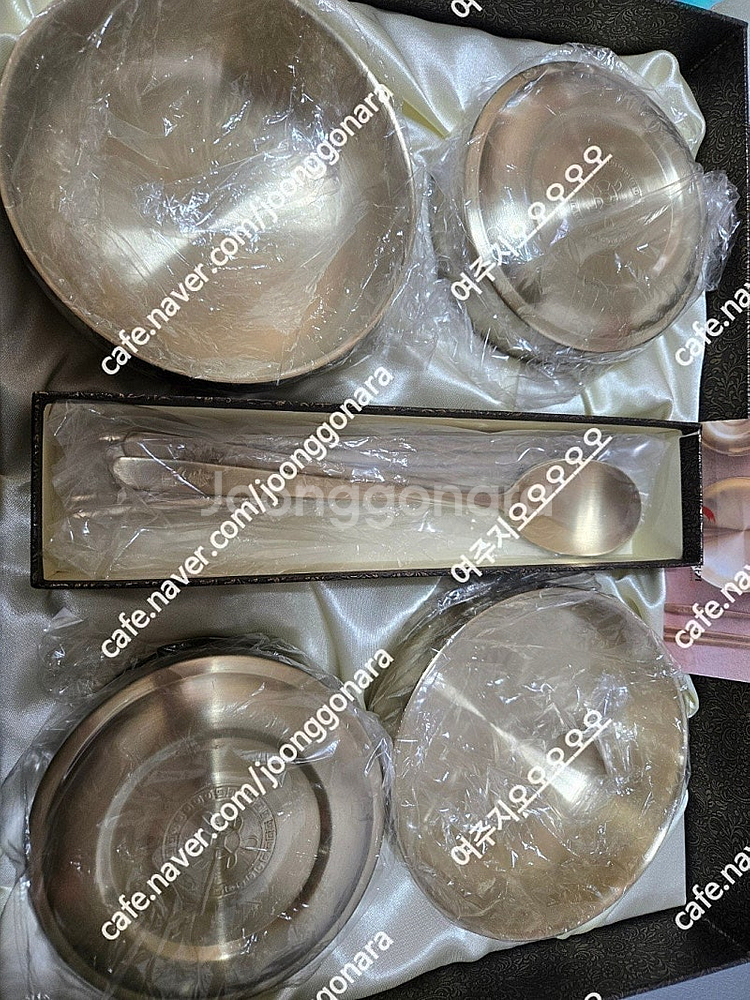 지뮤지엄숍 1인옥식기세트 ,안성도자기 장수 티타늄 2인...--4