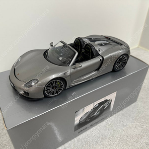 미니챔프 포르쉐 918 스파이더 그레이 1:18