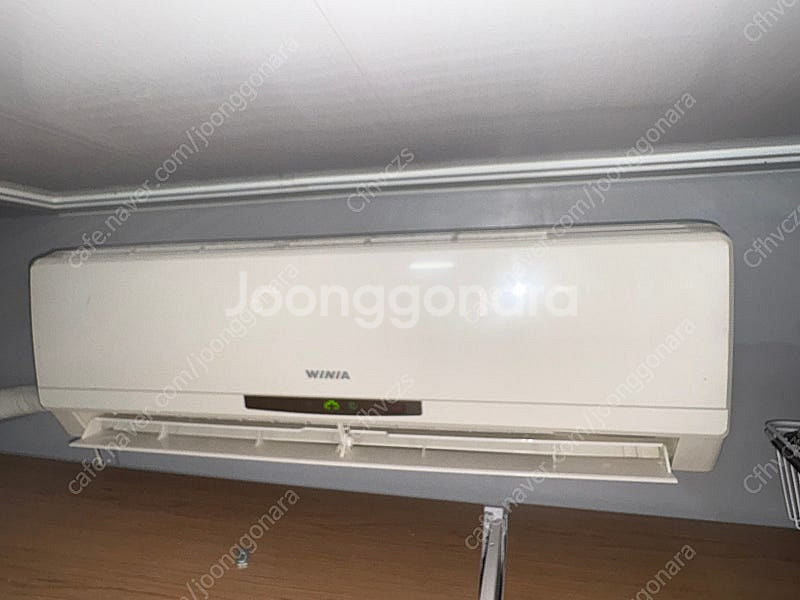 위니아 벽걸이 에어컨 실외기 리모컨 포함--0