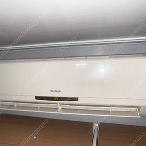 위니아 벽걸이 에어컨 실외기 리모컨 포함