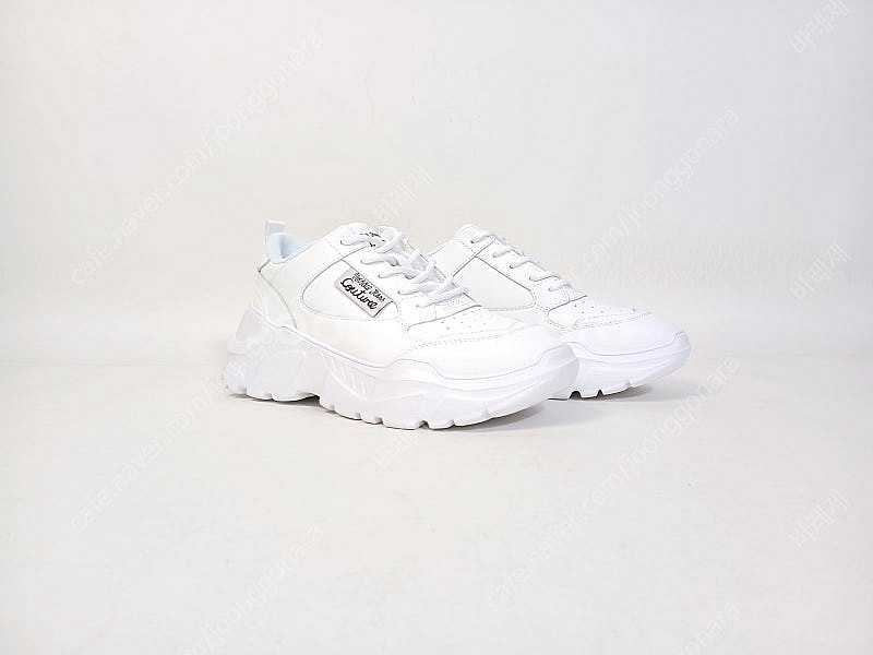 베르사체 스피드트랙 흰색 가죽 여성 스니커즈 정품 베르사체진스꾸뛰르--0