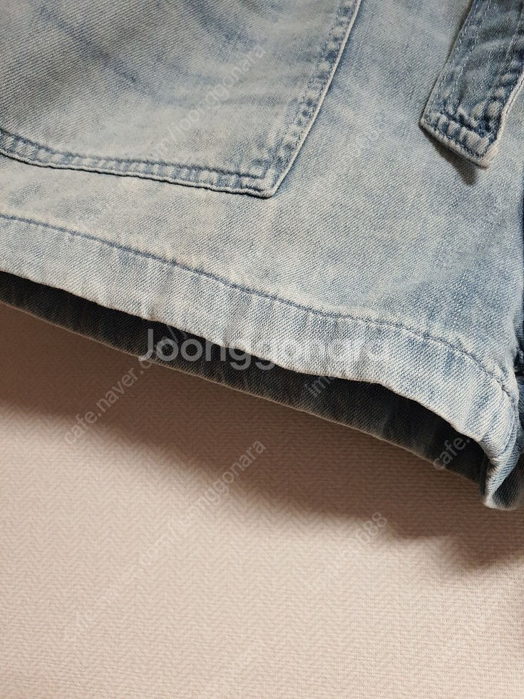 폴로 랄프로렌 POLO 벨티드 데님 쇼츠 팬츠 27 사...--7