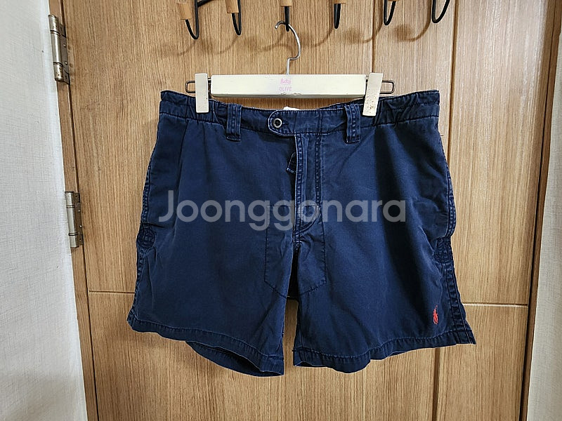 (M)폴로 빈티지 하프 치노팬츠 면반바지--0