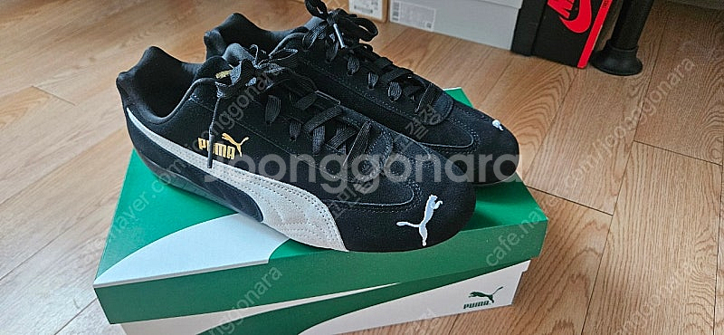 푸마 스피드캣 OG 블랙 화이트 275 새상품--0