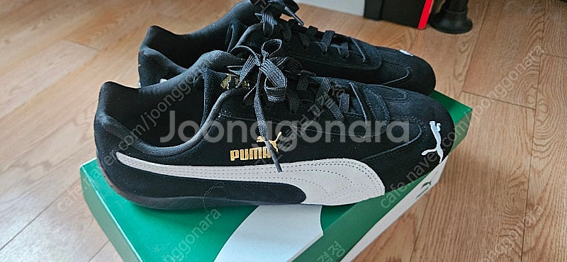 푸마 스피드캣 OG 블랙 화이트 275 새상품--3