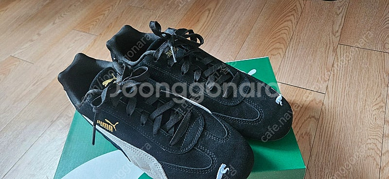 푸마 스피드캣 OG 블랙 화이트 275 새상품--4