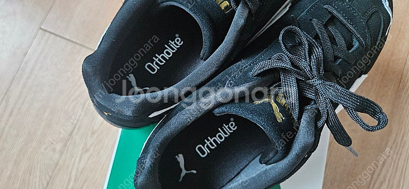 푸마 스피드캣 OG 블랙 화이트 275 새상품--5