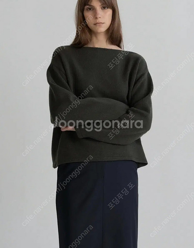 문달 Winslet Knit in Khaki 니트--0