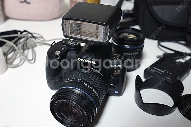 올림푸스 E-520 랜즈2개(14-42mm ,45-15...--9