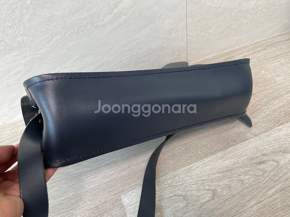 캠브릿지 컴패니 / 15인치 사첼백, 바첼백, 네이비 ...--6