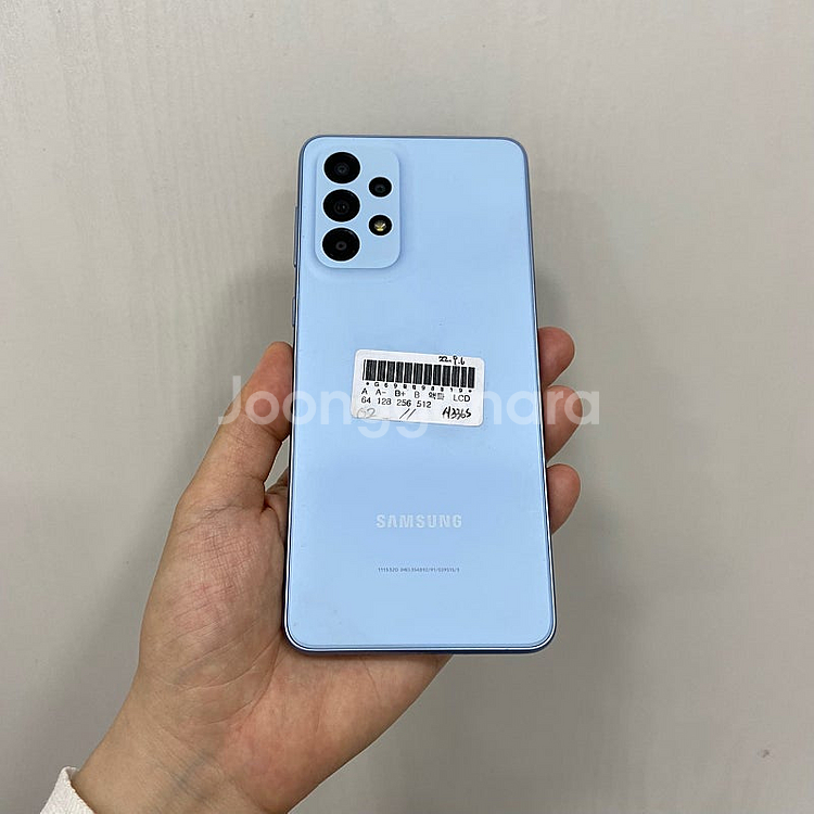98819 갤럭시A33 블루 128GB 부산 중고폰 팝...--3