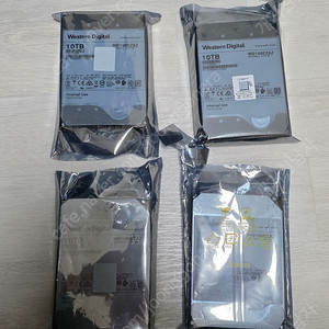 WD 화이트 HDD 10TB 4개 판매 (마이북 적출)