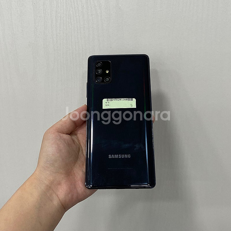 91168 갤럭시A퀀텀 128GB 블랙 부산 중고폰 팝...--3