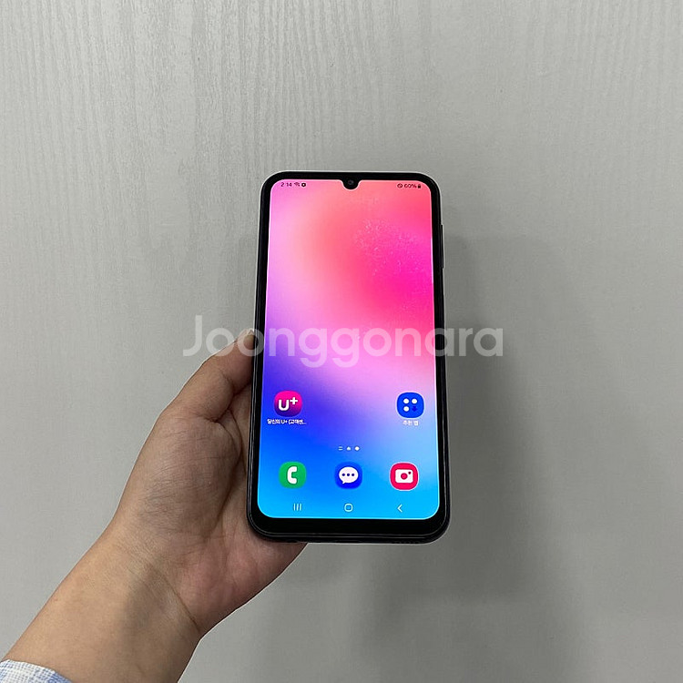 97175 갤럭시A24 블랙 128GB 부산 중고폰 팝...--1